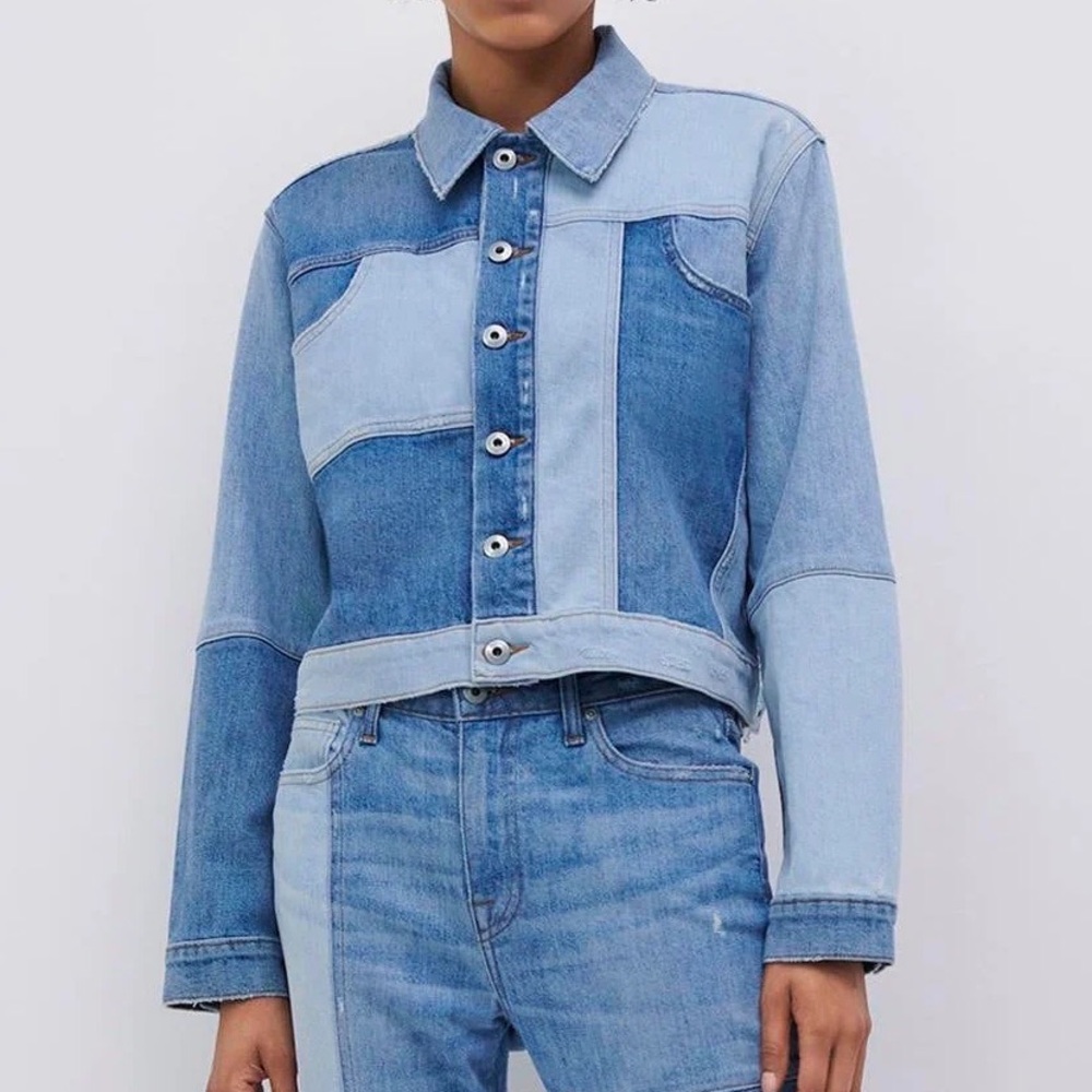 Jonathan Simkhai | Wren Patchwork Jacket In Mirage - image 1